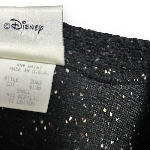 Vintage 90s Walt Disney World Mickey Mouse Soft Fleece Sweater - Womens Small - Picture 3 of 4